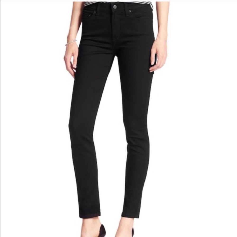Banana Republic Black High Waist Jeans 24P